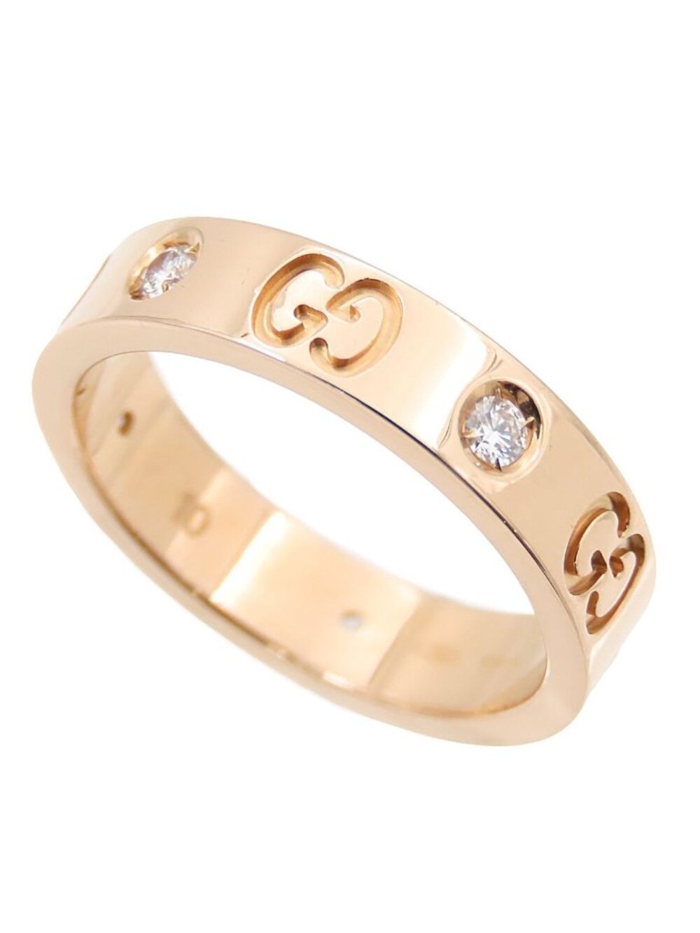 Gucci Icon Ring Pink Gold 18k Diamond